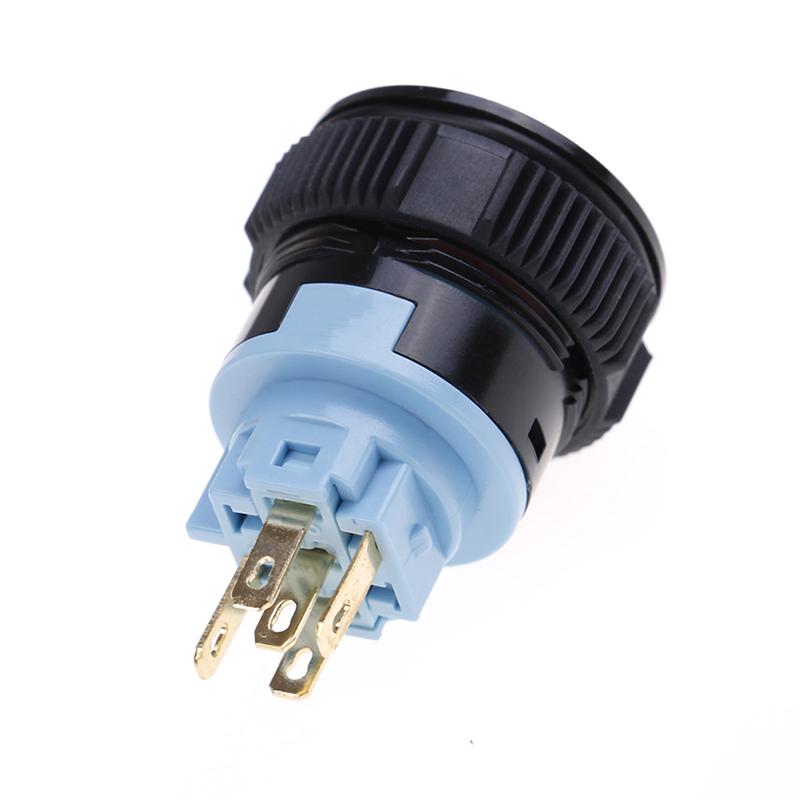 22Mm Red Led Emergency Warning Flash Light Push Button Self-Locking Switch