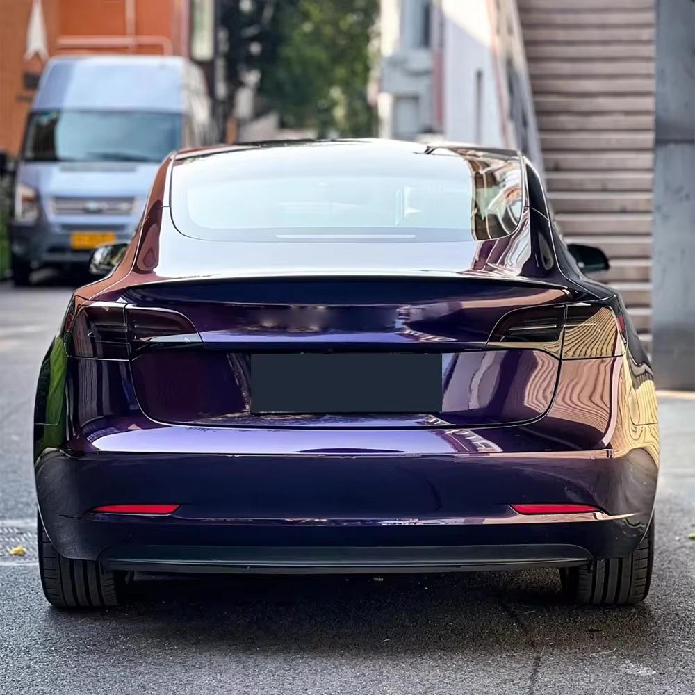 Ksticker PET Metallic Midnight Purple Car Wrapping Film Scratch-Resistant Durable Sticker Auto Cover Vehicles Motor Color Change