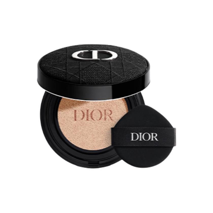 Dior Стойкий сияющий кушон для лица с вышитым чехлом Cannage SPF 50 Увлажняющая тональная основа #1N