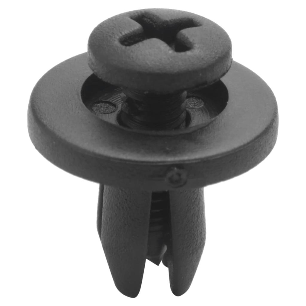 Plouluyt 50pcs 6mm Plastic Push Type Rivet Bumper Pin Clips