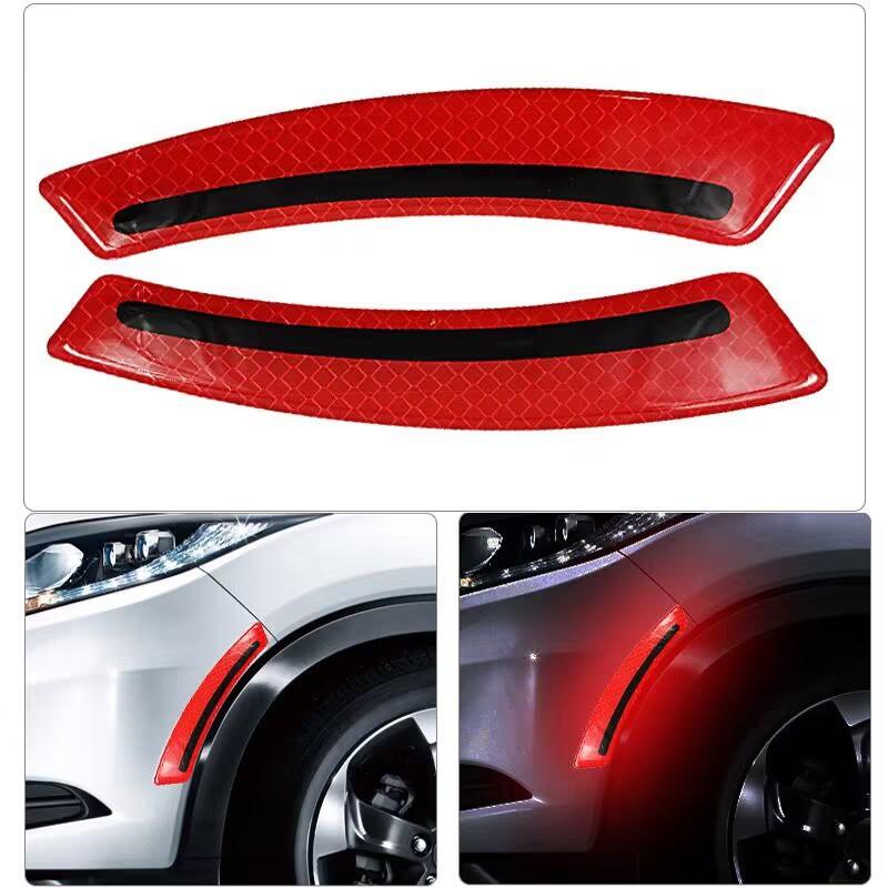 Reflective Car Sticker for Bumper Door Wheel Brow Anti-scratch Protective Stickers Car Body Anti-collision Night Warning Sticker