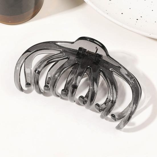 Women Hair Claw Anti-slip Teeth Strong Grip Shark Hair Clip Large Size Back Head Hair Clamp Hair Accessories