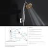 Adjustable Water-saving Sprinkler Round Shape Shower Rainfall Sprayer  Bathroom Accessories