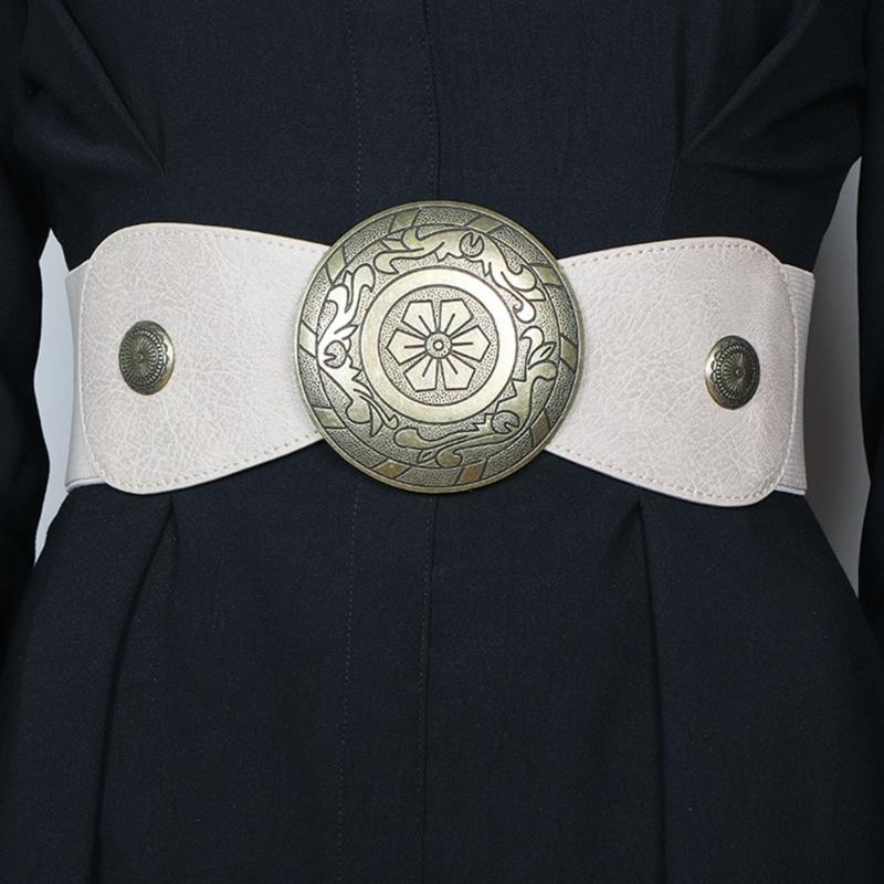 Erwachsener Elastischer Ösen-Design Taillengürtel Verstellbarer Übertriebener Persönlichkeits-Taillengürtel für Männer Jugendliche Mantel Jeans