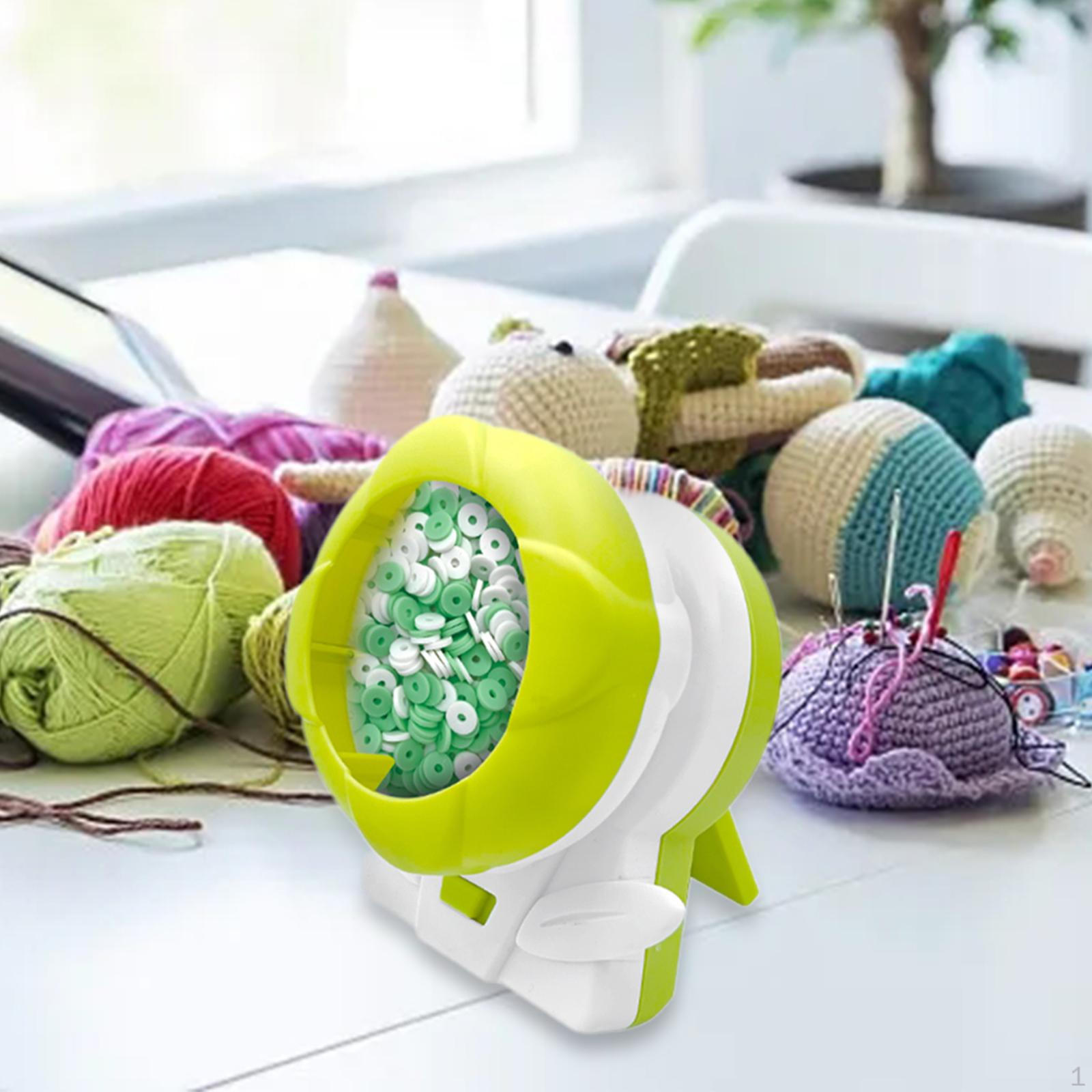 

Electric Bead Spinner Bowl Jewelry Making Funny USB Stringing Tool Clay for зелений