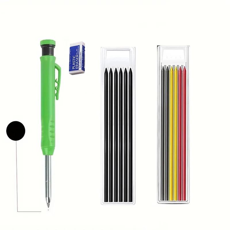 

Deep Hole Woodworking Pencil Specialized Marking and Marking Pen 2.8mm Professional Engineering Woodworking Pen Hook Marking Pen