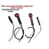 Side-Mount Throttle Switch For Lawn Mower Brush Cutter Hedge Trimmer Black Plastic Push Pinch Control Garden Tool Parts