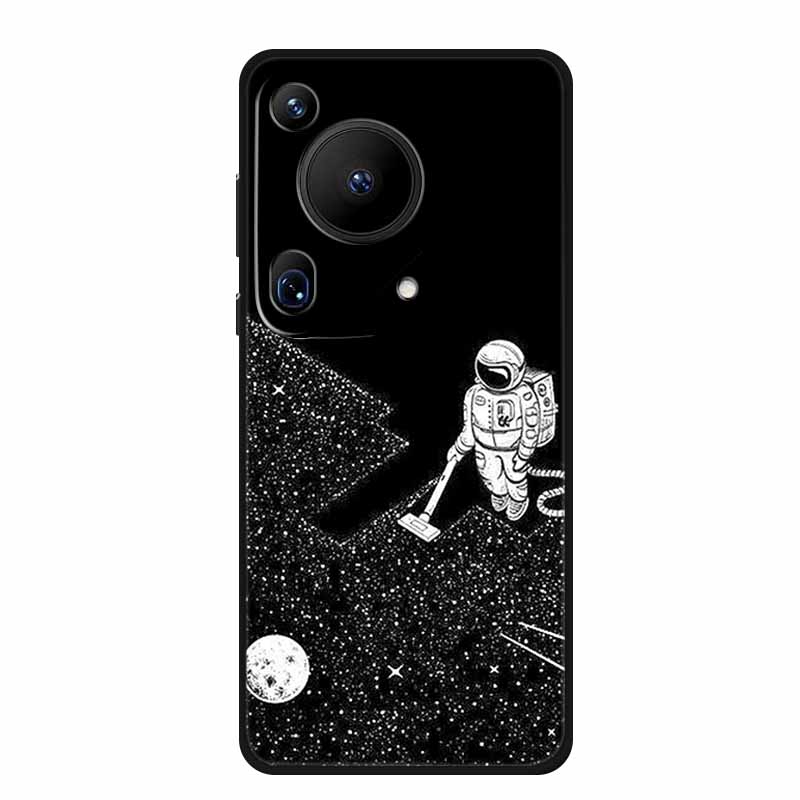 For Huawei Pura 70 Pro Ultra Case Pura70 Pro Black Silicone Soft Back Cover Case For Huawei Pura 80 Pro Ultra Phone Case Pura80