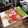 Strawberry Hat And Cat Office Rug Chair Mat, Game Carpet, Suitable for Front Door, Bedroom, Living Room, Desk, Holiday Gift