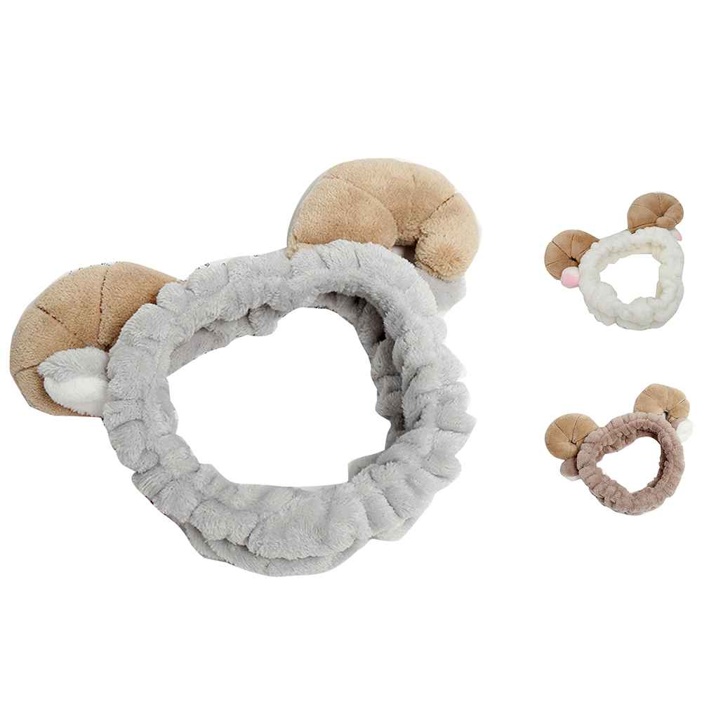 Women Cute Ears Elastic Headband Comfortable Wash Face Hair Holder Hairbands