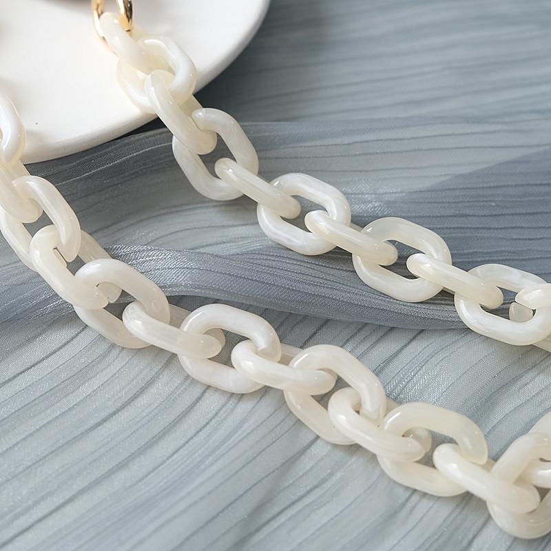 New Phone Chain Accessory Detachable Parts Candy Neon Crossbody Resin Luxury Neck Strap Phone Case Chains Acrylic Cute Shoulder Lanyard Hanging Chain