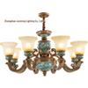 European Luxury Chandelier - Retro Atmospheric Lighting for Living Rooms and Bedrooms
