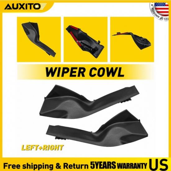 2pcs Front Windshield Wiper Side Cowl Cover Trim For Toyota Highlander 2008-13 N