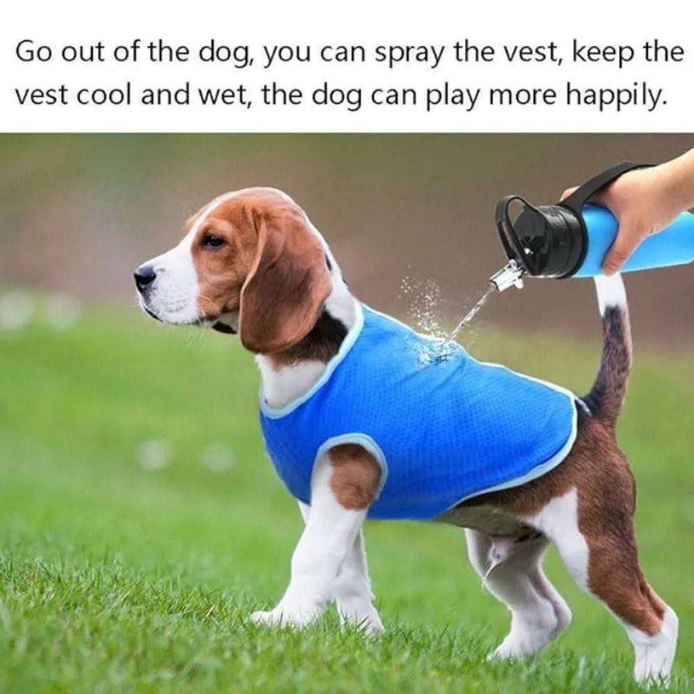 Reusable Dog Cooling Vest Breathable Cat Shirt Lightweight Pet Ice Harness  Outdoor Hiking