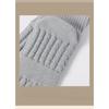 Five-fingered Socks for Men's Sports Running, White Shock-absorbing Toe Separation Socks, Thickened Towel Bottom Short Socks