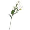 Artifical Lily Flowers with 3 Heads Full Blooms And 2 Buds Long Stem Fake Lily Bouquet for Indoor Home Table Office Wedding Decoration