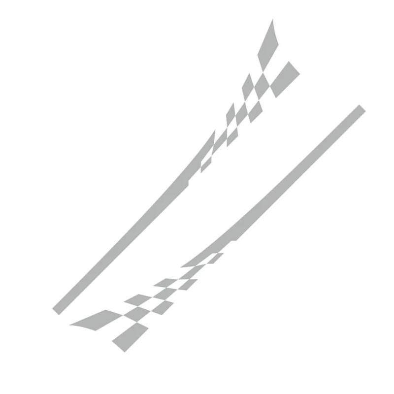 Car Door Side Stripes For-Porsche 911 997 Exterior Accessories Racing Flag Graphics Sticker Auto Body Decor Vinyl Decals