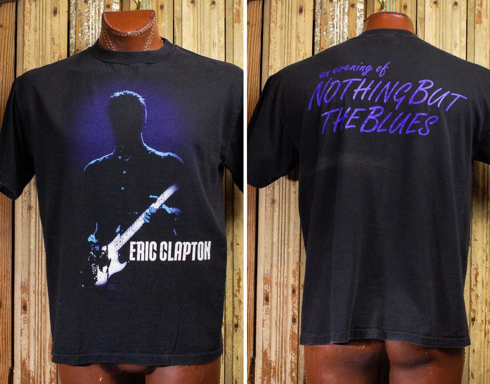 Vintage Eric Clapton Nothing But The Blues Concert T Shirt 90s Black XL