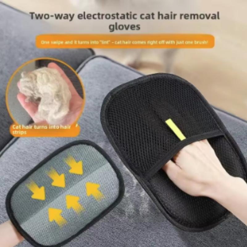 Pet Grooming Gloves for Dogs And Cats Hair Remover Brush Kitten Cleaning Glove Sofa Carpet Clothes Pet Hair Removal Pet Supplies