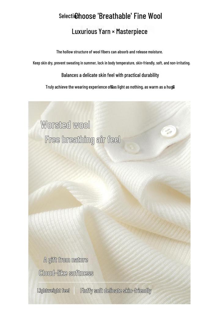 Early Autumn 100% Wool U-Neck Knit Vest: Three-Button, Waist-Cinched, Slim Fit Sleeveless.