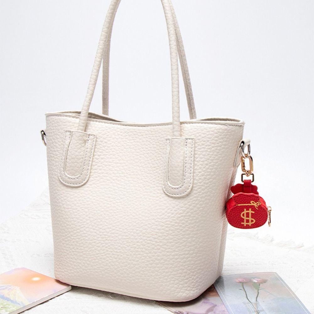 Cute Panda Keychain Zipper Money Bag Keychain Creative Earphone Bag Mini Storage Bag