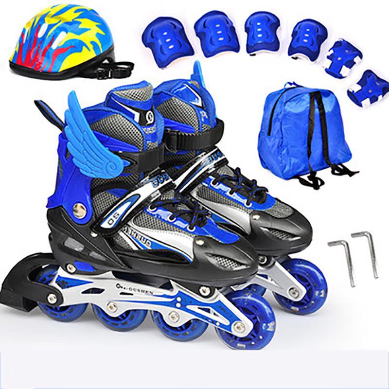 Nuorman Kids Adjustable Inline Roller Skates with Music & Lights