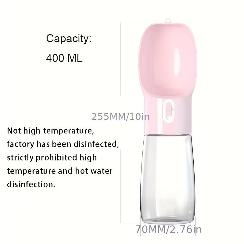 Tragbare Hunde-Wasserflasche für kleine große Hunde Katze Outdoor auslaufsicher Wander-Trinknäpfe Hundezubehör