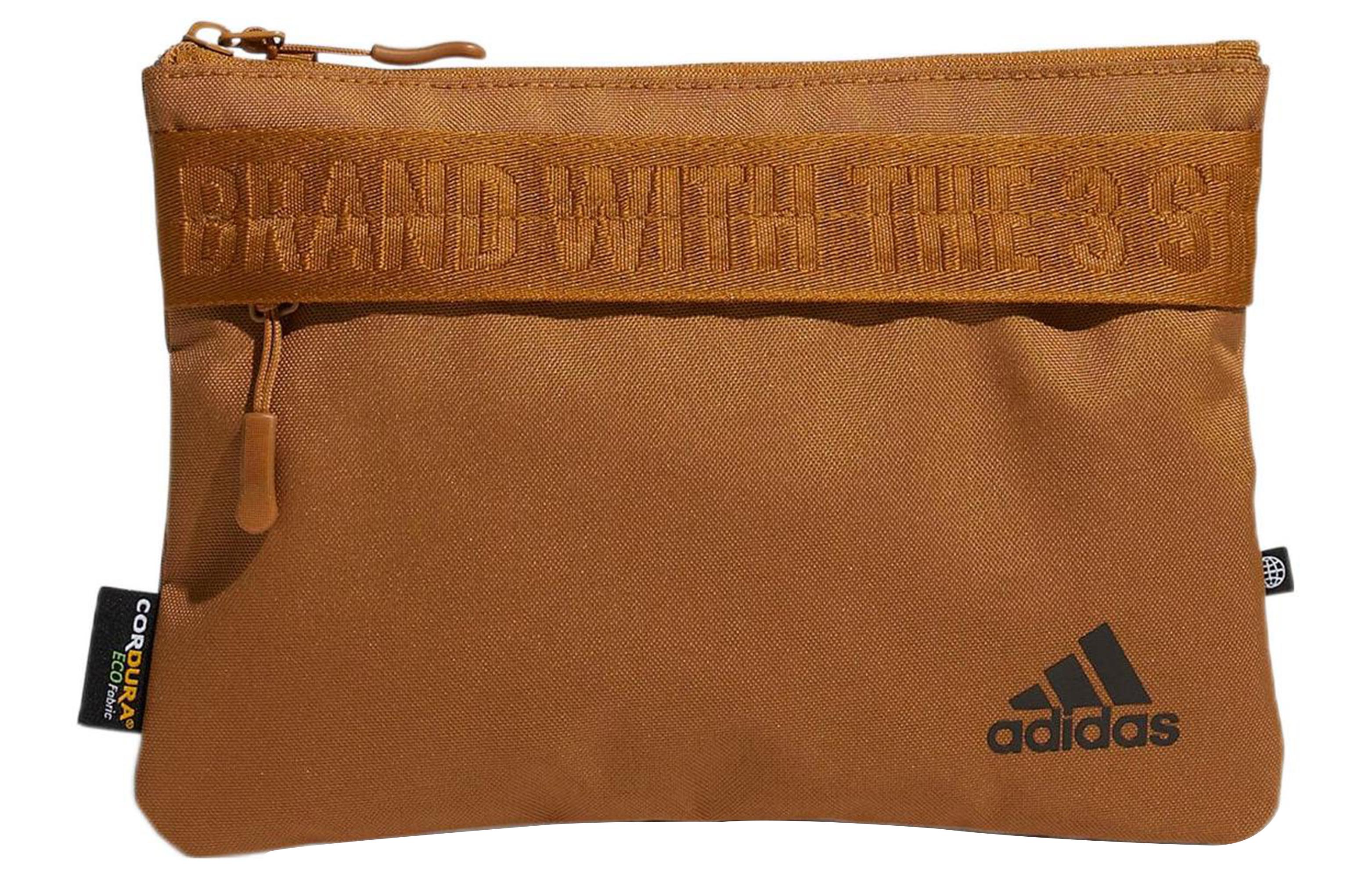 Adidas Adjustable Strap Polyester Shoulder Bag Regular Men s Earth Yellow HN8189