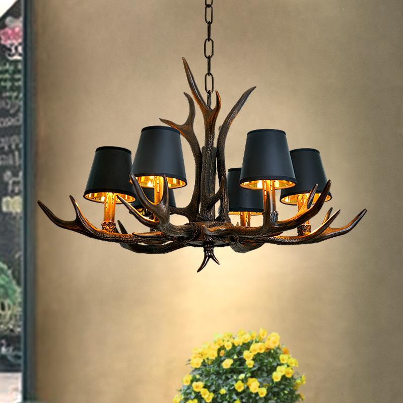 Candelabru Antler Sufragerie Decor Sufragerie Candelabru Rasina Neagra