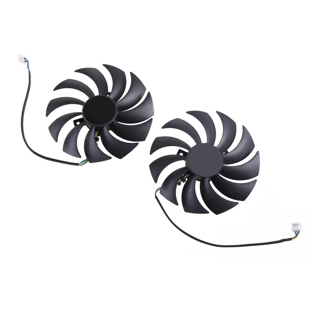 2pcs/Set ZT-A30700E-10P GPU VGA Cooler Fan For ZOTAC GAMING GeForce RTX 3070 Twin Edge Replace CF1010U12S + CF9015H12S