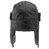 Men Autumn Winter Velvet Ear Protection Warm Bomber Hats Women PU Windproof Snow-proof Riding Hat Ski Slouchy Cap