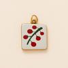 Yori 2Pcs New Stainless Steel Fruit Pendant DIY Accessories 18K Gold PVD Plated Bracelet Necklace Pendant DIY Accessories