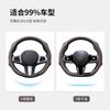 5D Flip Fur Car Steering Wheel Cover for All Seasons Non Slip Sweat Absorbing Breathable Sports Car Steering Covers for BMW