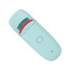 Heated Eyelash Curler Small Portable USB Charging Constant Temperature Lasting Styling Electric Eyelash Curler Green