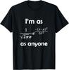 Statistics Normal Distribution Bell Curve Formula Math Pun T-Shirt Custom Printed Graphic Mens Clothing Camiseta Hombre