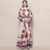 Elegantní Nádherné Květinové Večerní Šaty Dámské Jednoradové Tištěné Dlouhé Společenské Šaty Dámské Ležérní Elegantní Festivalové Oblečení Nové