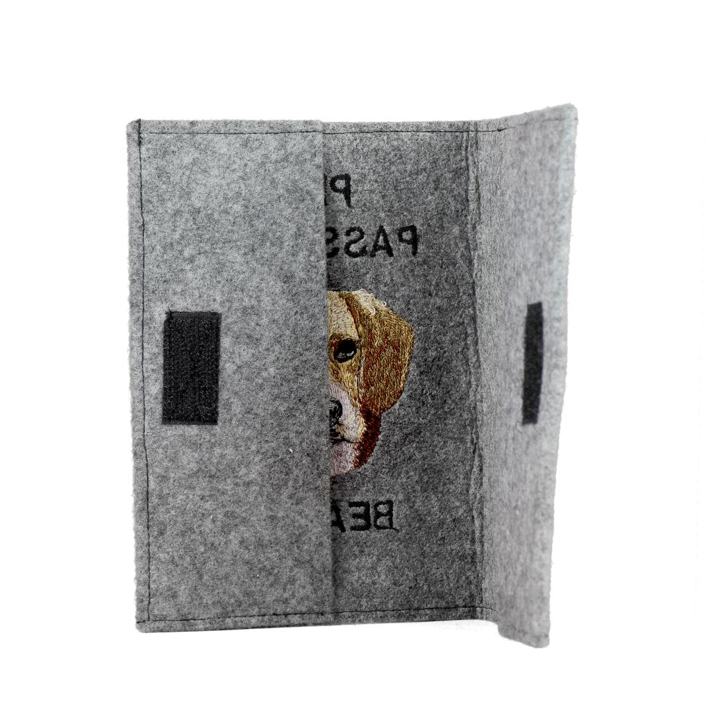Beagle - Dog passport case, document case, gift for the traveller from the Art-Dog brand