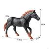 Horse Model Wildlife Figurine Educational Toy for Kids Ages 3-8