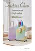2025 Gradient Color Suitcase: Unisex Travel Trolley with Combination Lock, Available In 20, 24, or 26 Inch Sizes