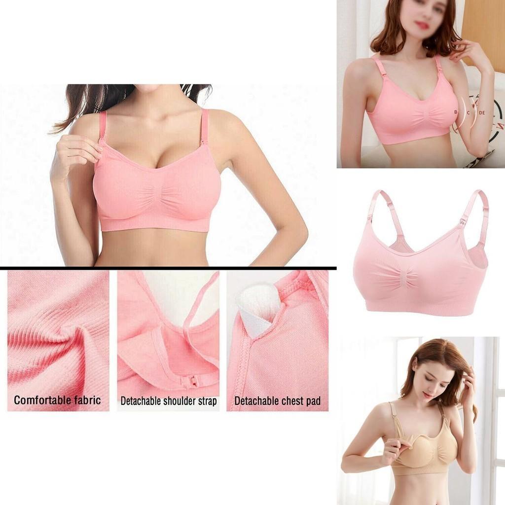 Nahtloser Still-BH für Schwangere, ultra-glatt und weich, ohne Bügel, Still-Dessous für Komfort