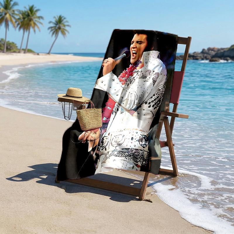 Elvis Fashion Beach Towel: Ideal for Summer Adventures Soft, absorbent and quick drying suitable for swimming and bathing