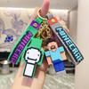 Game Minecraft Keychain, Creative Cartoon Pendant Game Merchandise Small Gift