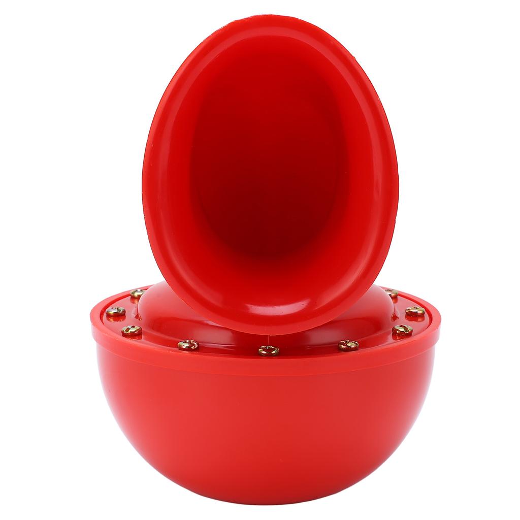 Autohupe, 150 dB, rotes Lufthorn, elektrisches Bullenhorn, Kuhklang, Metallhupe für LKW, Zug, Boot, Motorrad, Auto