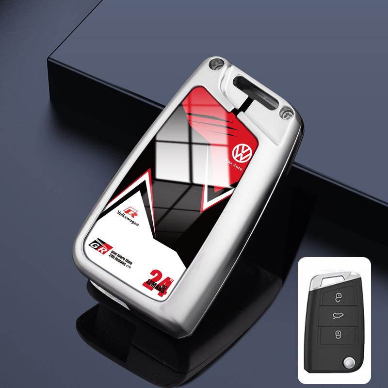 2026 Hot For VW VOLKSWAGEN Car Remote Key Case Keys Cover Shell for VW Tiguan 2023 Touran POLO T6.1 T-Roc Golf 7 Seat Ibiza Leon