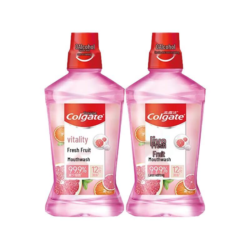 Colgate Lively Fruit Flavor Mouthwash Twin Pack