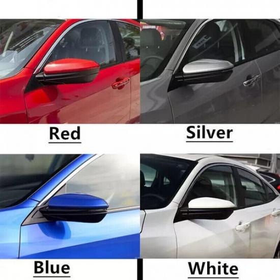 2X For Honda CIVIC 2016-21 Side Car Rearview Mirror Cover Trim Cap Replacement