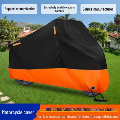 Pokrowiec na motocykl i e-rower z tkaniny Oxford: Wodoodporny, Pyłoszczelny i Ochrona przed słońcem