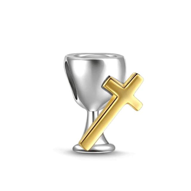 New Jewelry Accessories Gold Clip Safety Chain Dog Pendant Diy Bead Fit Original Fashion Charms 925 Sterling Silver Bracelet