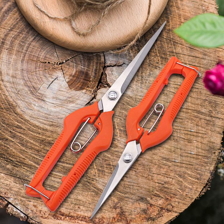Fruit Picking Scissors Stainless Steel Gardening Tool Scissors Fruit Picking Fruit Plant Pruning Shears Garden Tools