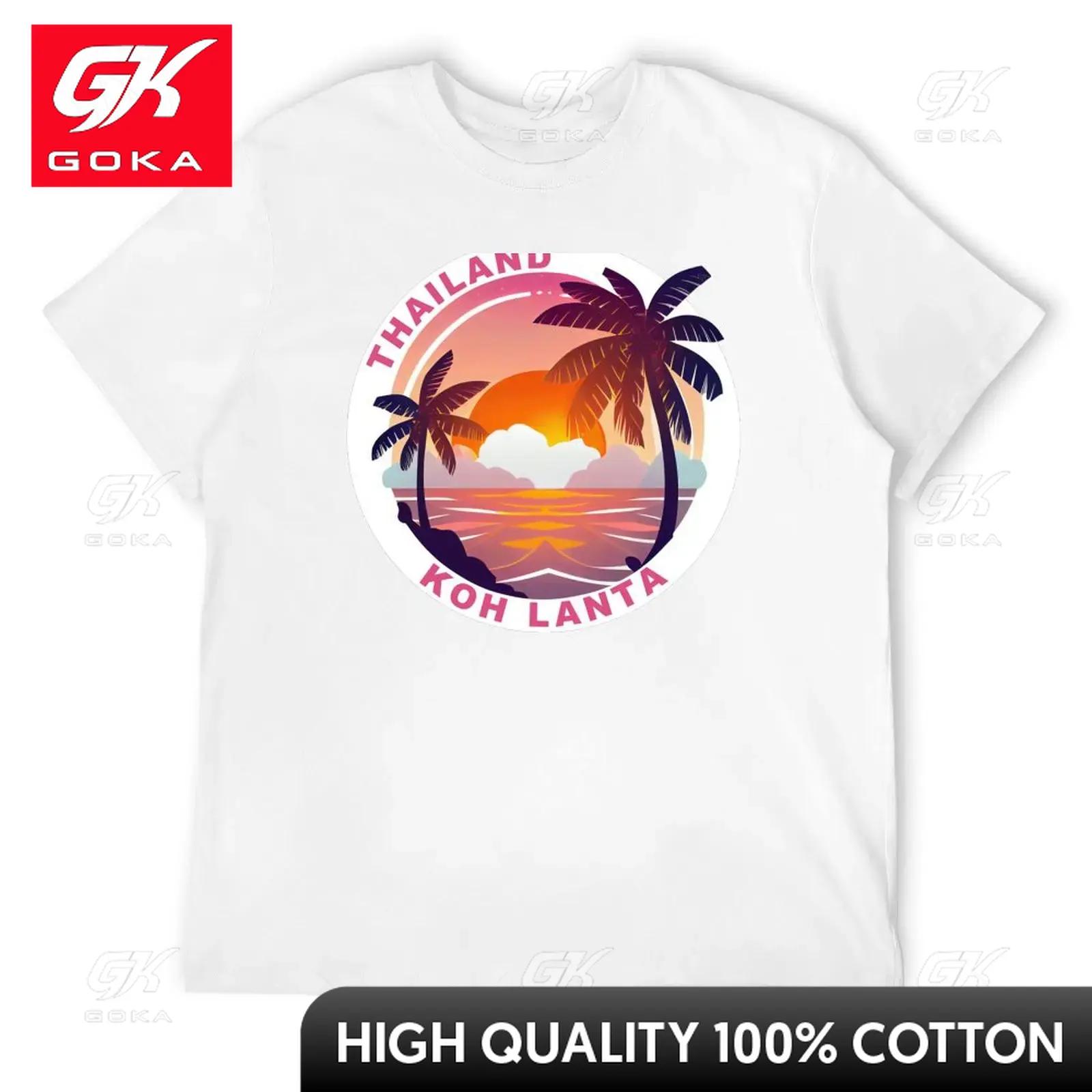 

Koh Lanta Thailand TShirt Essential T Shirt Quickdrying Short Sleeve Tee Tshirts for Unisex Cotton Vintage Graphic T Shirts S